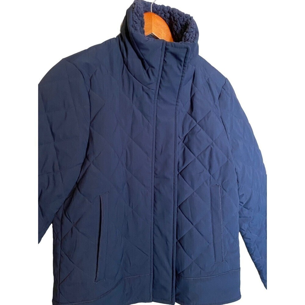 Vineyard Vines Coat Jacket Womens Size XXS Quilted Navy Blue Zip Up  She…